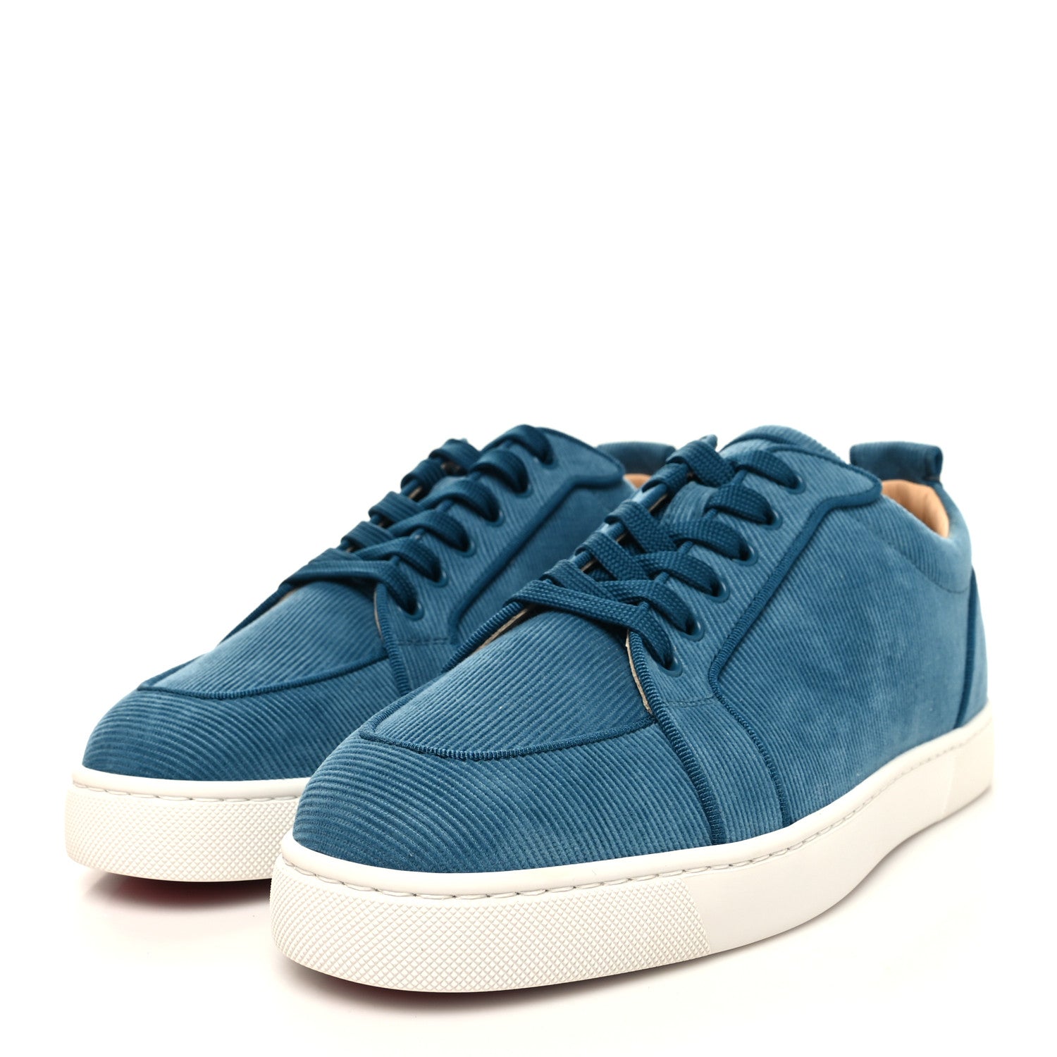 Christian Louboutin Velvet Corduroy Mens Rantulow Orlato Flat Sneakers 43 Louis II 3 of 10
