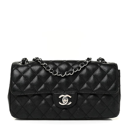 Chanel Caviar Quilted East West Flap Black 1 of 21