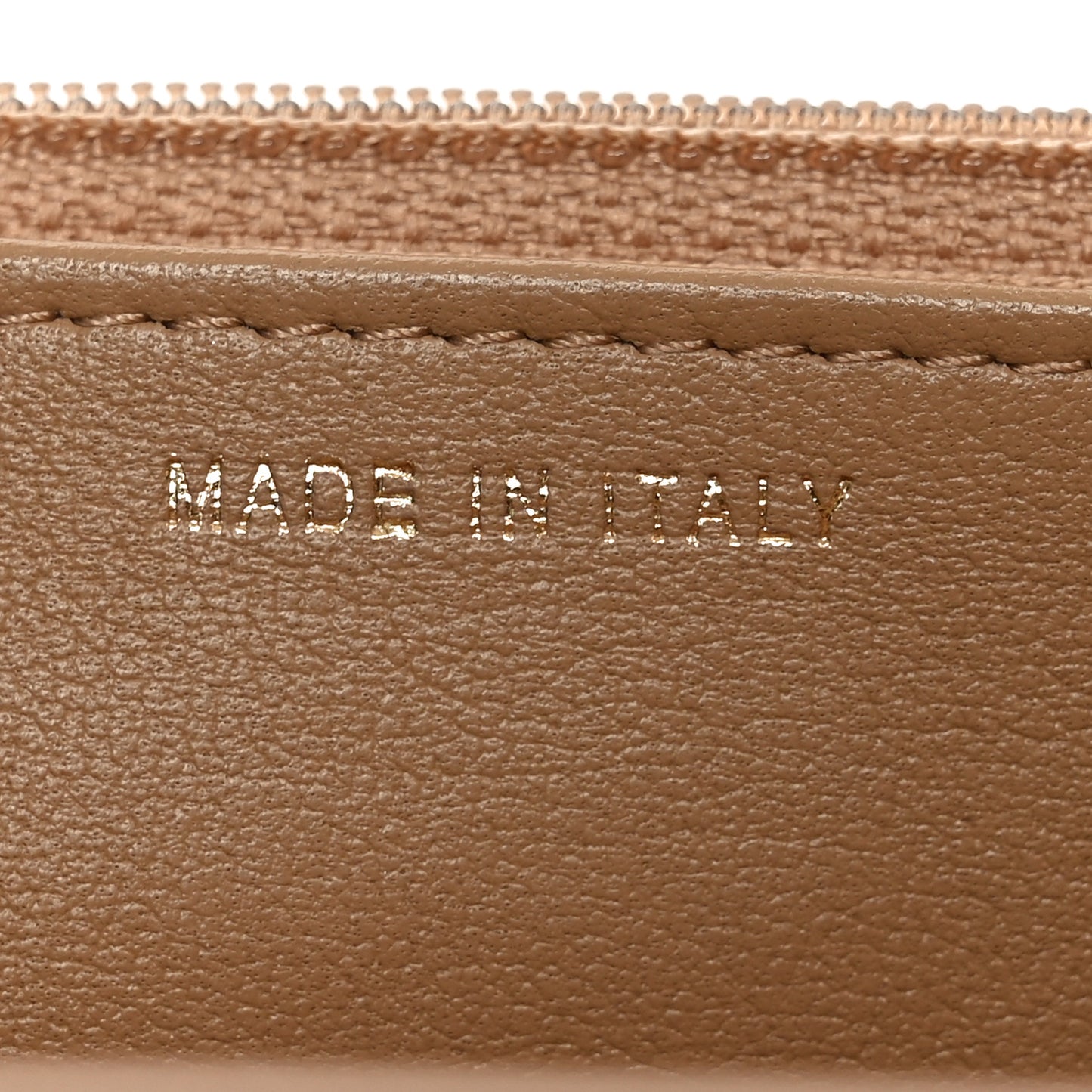 Lambskin Quilted Trendy CC Wallet On Chain WOC Beige