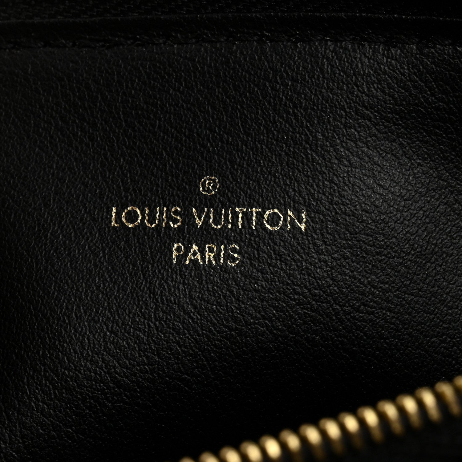 Louis Vuitton Empreinte Monogram Giant Crafty Pochette Felicie Zippered Insert Black 7 of 10