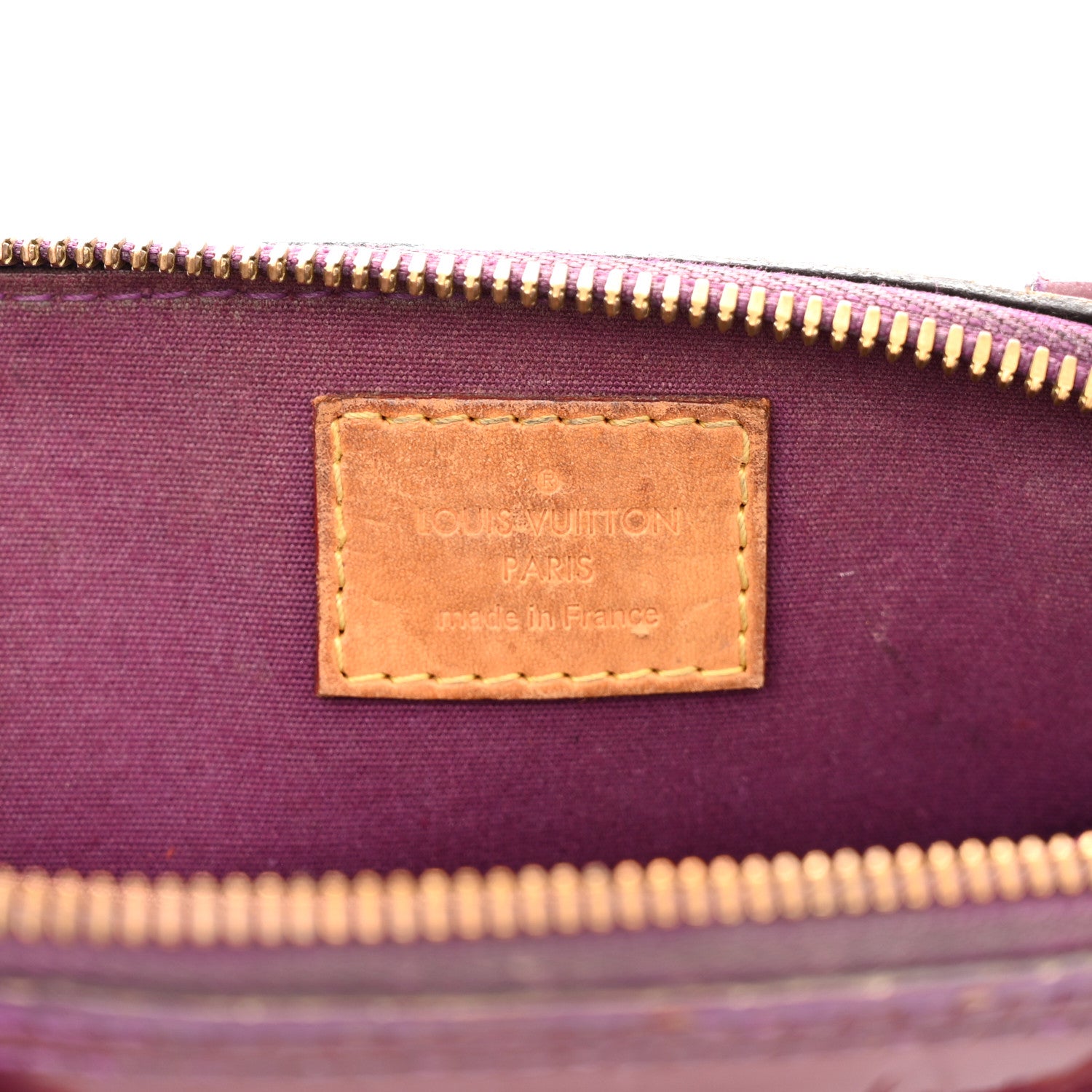 Louis Vuitton Vernis Alma BB Amethyste 5 of 12