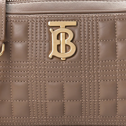Burberry Lambskin Quilted Camera Bag Camel 7 of 10