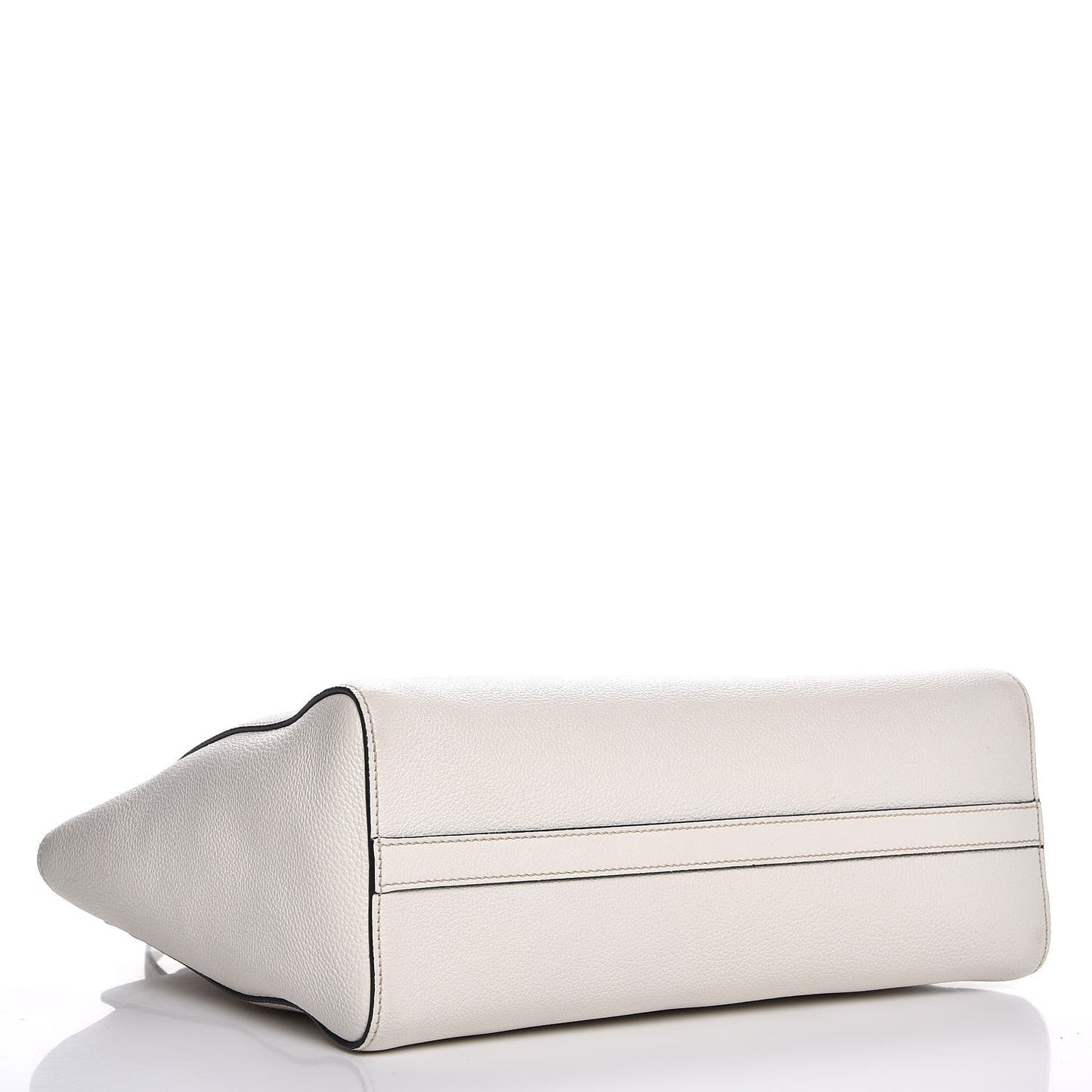 Vitello Daino Shopping Tote Talco