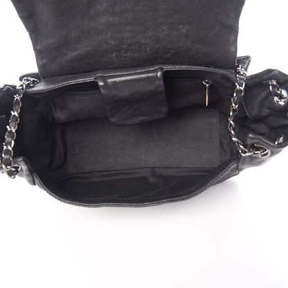 Chanel Calfskin Diamond Stitch Accordion Flap Black 5 of 14