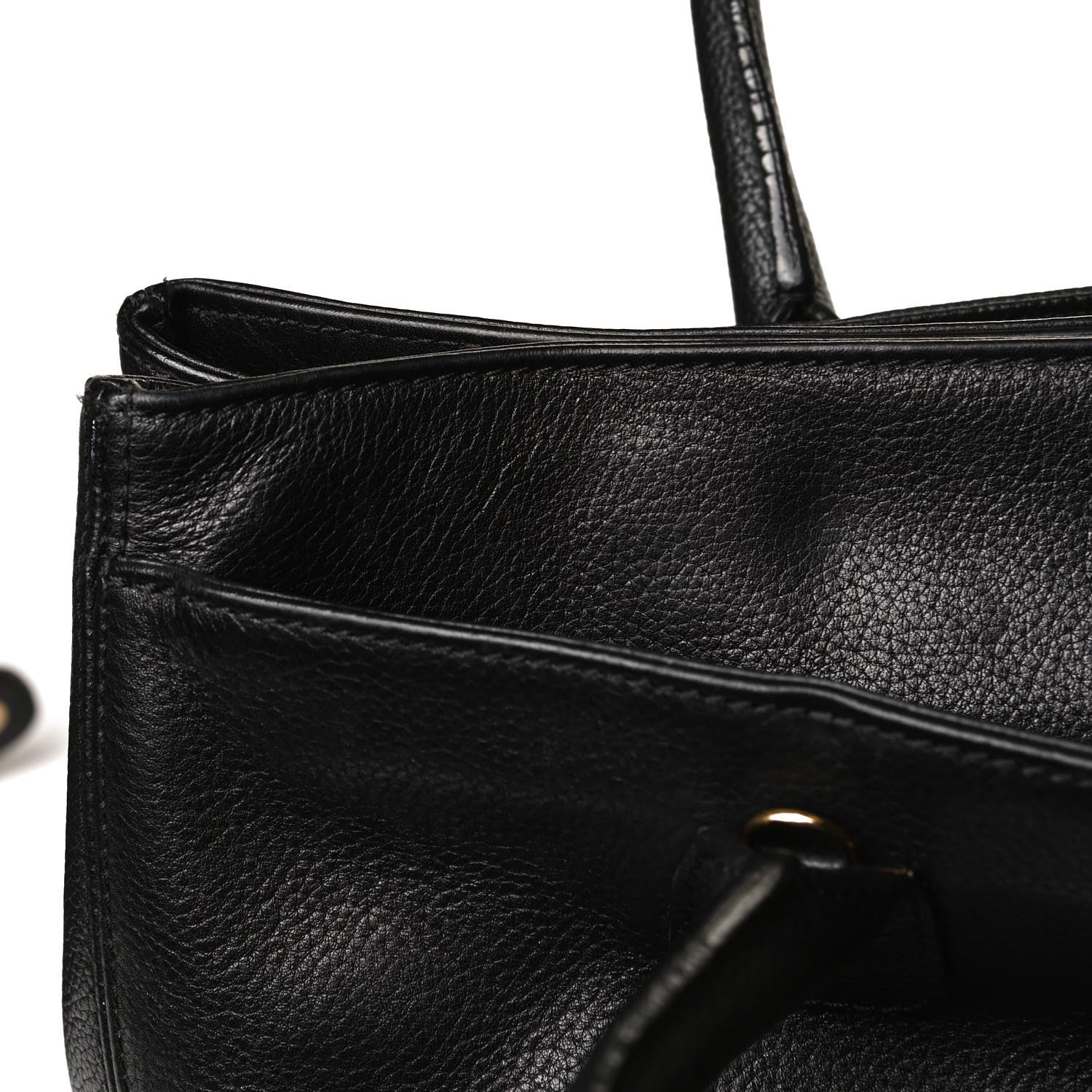 Chanel Calfskin Cerf Executive Shopper Tote Black 14 of 16