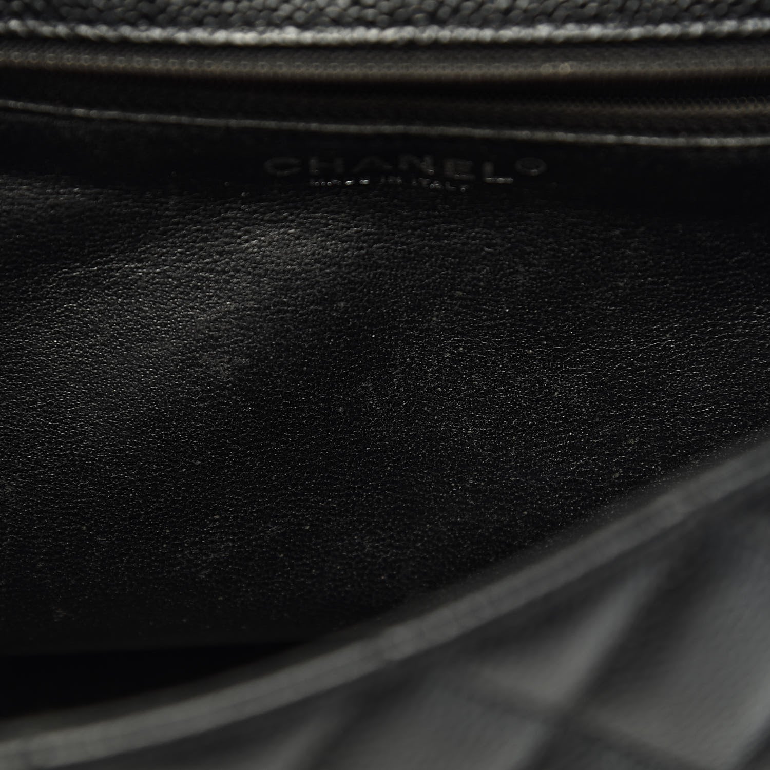 Chanel Caviar Quilted Jumbo Kelly Flap Black 12 of 16