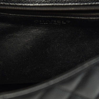 Chanel Caviar Quilted Jumbo Kelly Flap Black 12 of 16