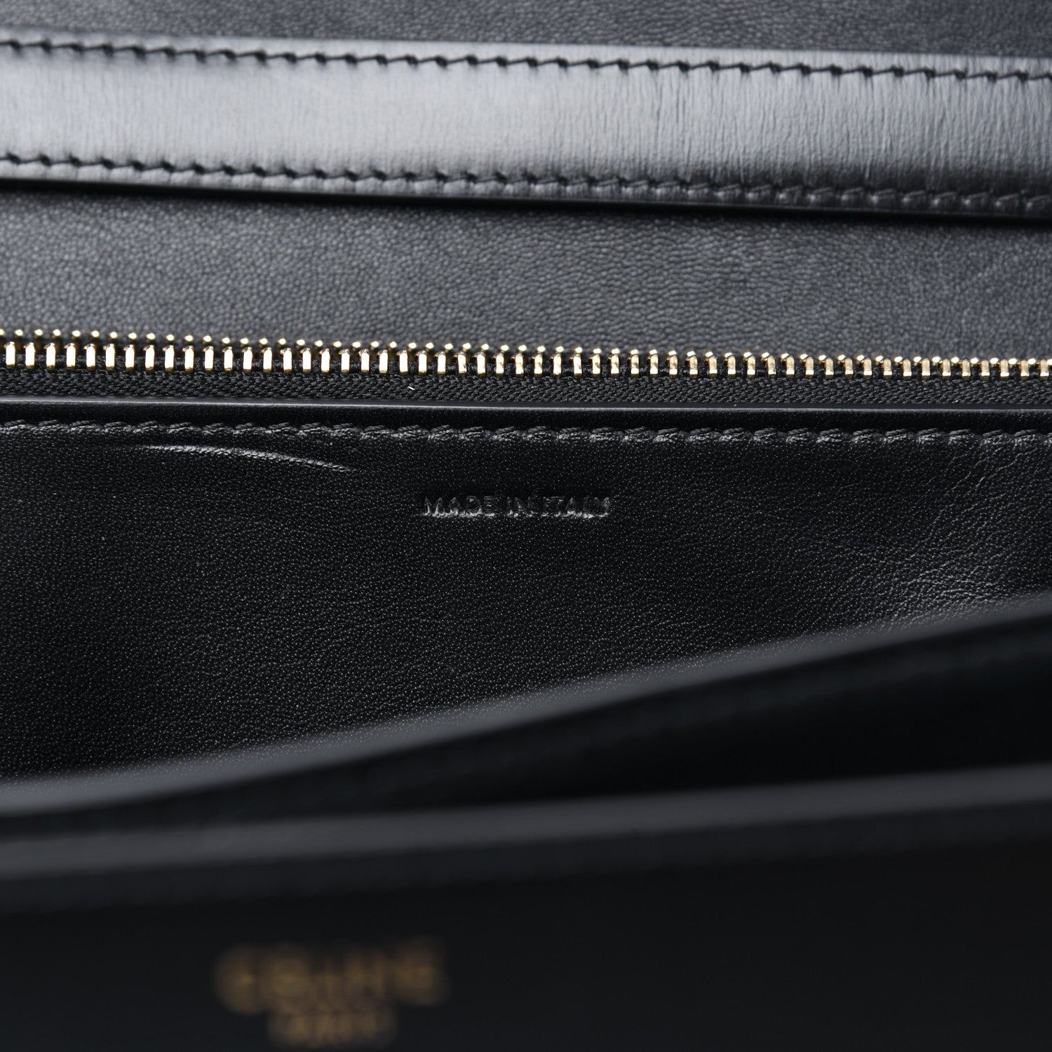 Celine Box Calfskin Medium Classic Box Flap Bag Black 7 of 15