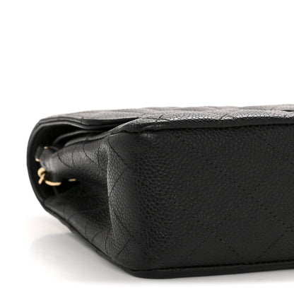 Chanel Caviar Quilted Medium Double Flap Black 9 of 14