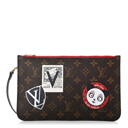 Louis Vuitton Monogram World Tour Neverfull MM GM Pochette 1 of 7