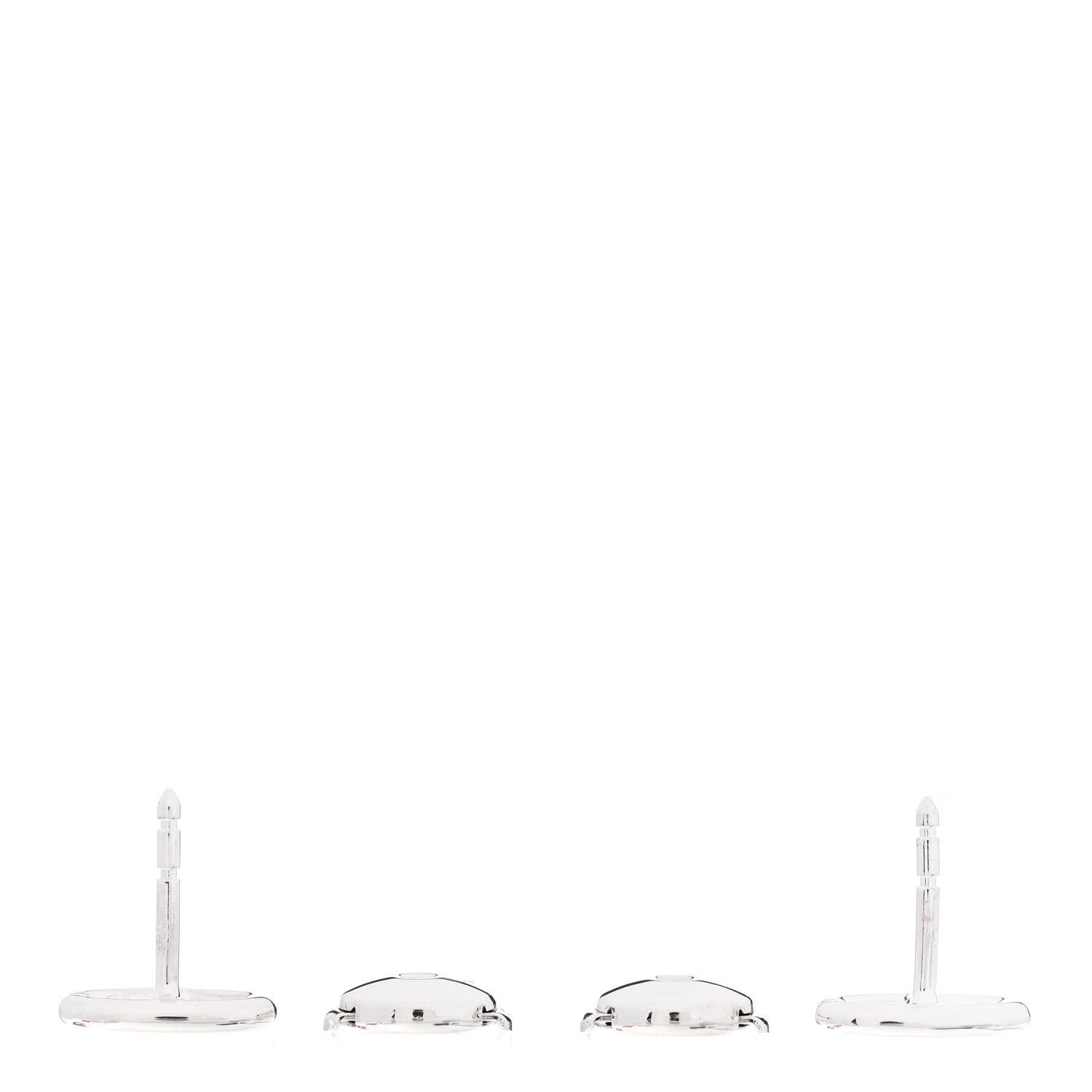 Hermes Sterling Silver TPM Farandole Earrings 3 of 6