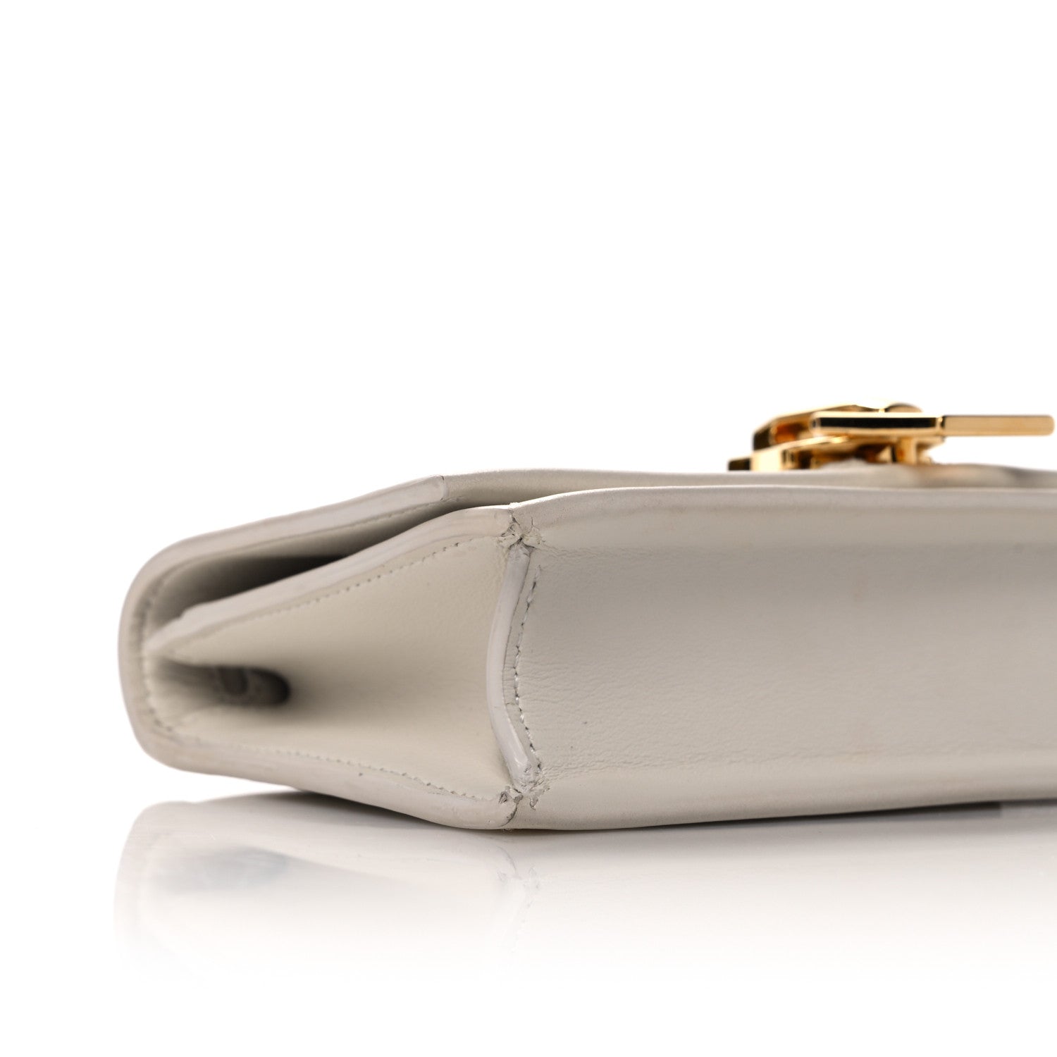 Tom Ford Calfskin Sedgwick Zip Clutch White 7 of 13