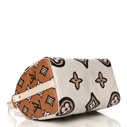 Louis Vuitton Monogram Giant Wild At Heart Speedy Bandouliere 25 Creme 4 of 12