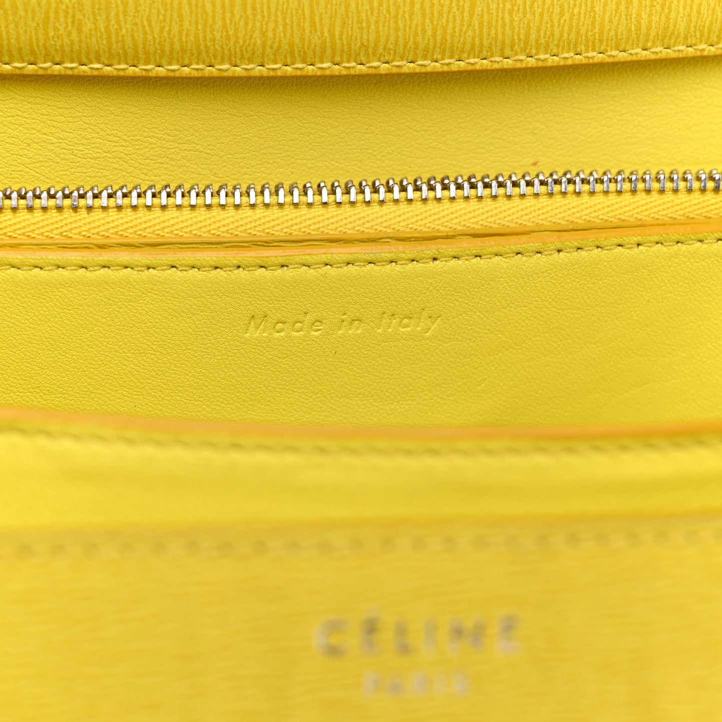 Liege Calfskin Medium Classic Box Flap Bag Fluo Yellow