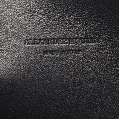 Alexander McQueen Calfskin Studded Insignia Pouch Black 7 of 13