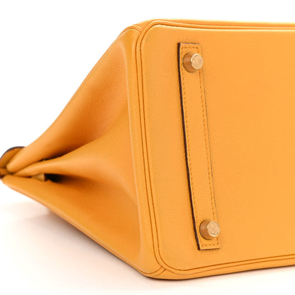 Hermes Epsom Birkin 30 Jaune Ambre 9 of 19