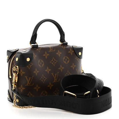 Louis Vuitton Monogram Petite Malle Souple Black 3 of 9