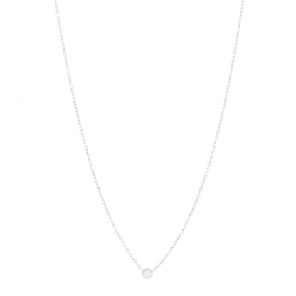 Cartier 18K White Gold Diamond SM D'Amour Pendant Necklace 1 of 4