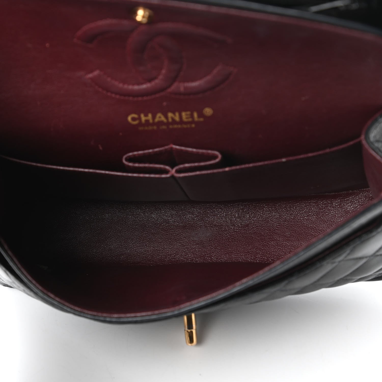 Chanel Lambskin Quilted Small Double Flap Navy 5 of 10
