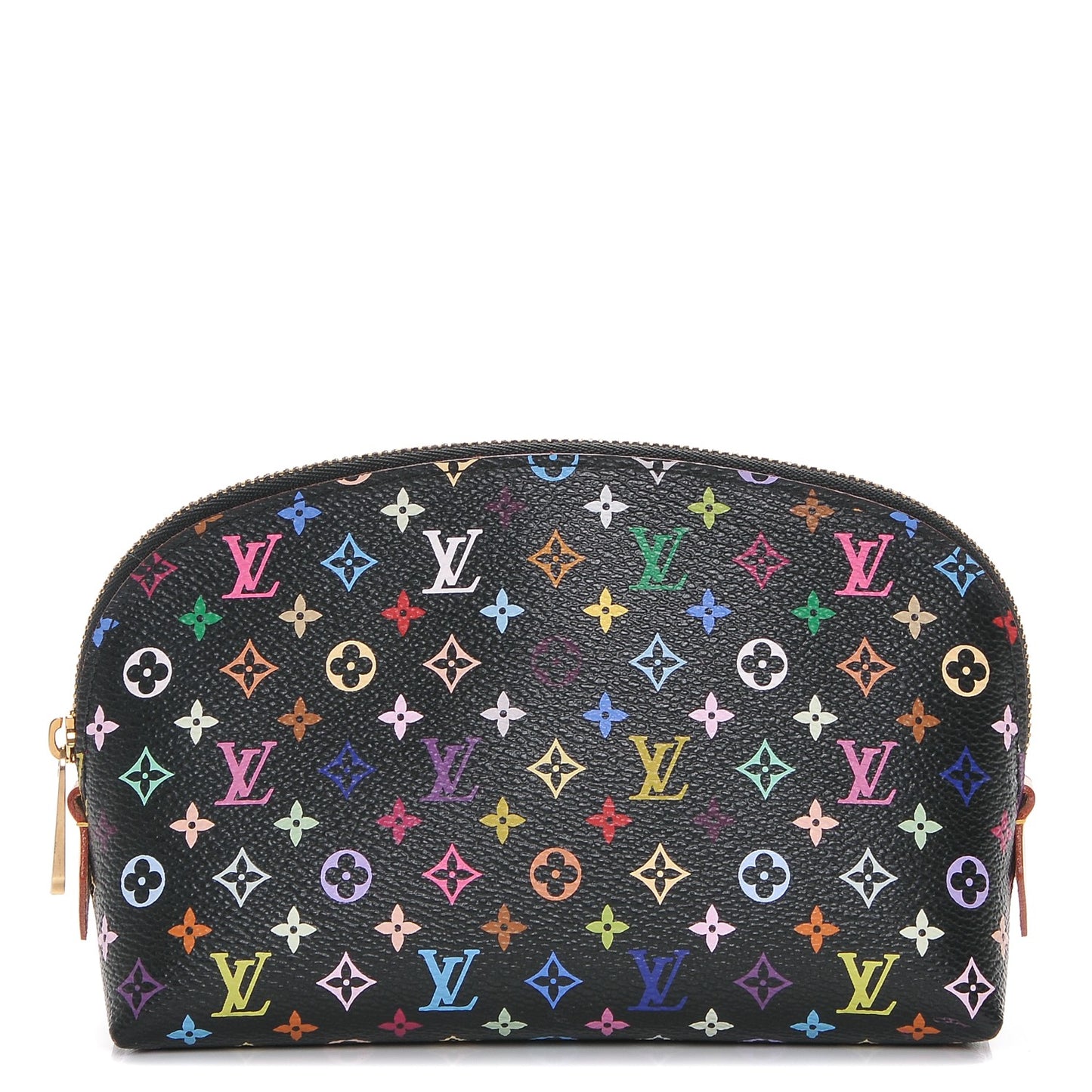 Monogram Multicolor Cosmetic Pouch Black Grenade