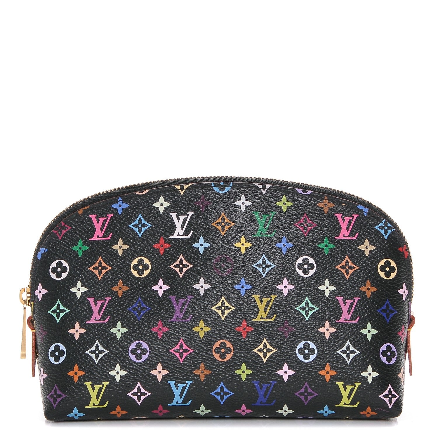Louis Vuitton Monogram Multicolor Cosmetic Pouch Black Grenade 1 of 6
