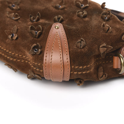 Louis Vuitton Suede Mahina Fleurs Onatah PM Cacao 8 of 9