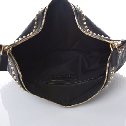 Alexander McQueen Calfskin Studded De Manta Clutch Black 5 of 8