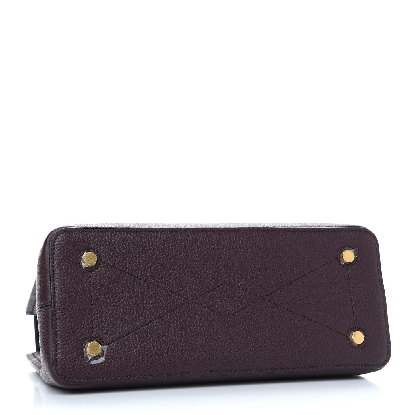 Small Classic Grain Calfskin Mini Seaton Oxblood