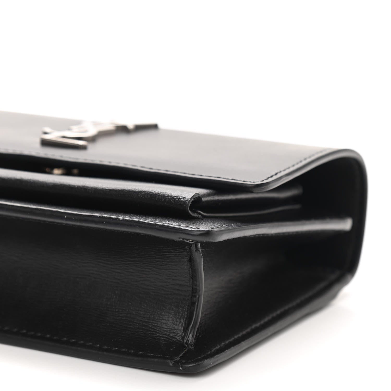 Saint Laurent Calfskin Monogram Sunset Chain Wallet Black 10 of 11