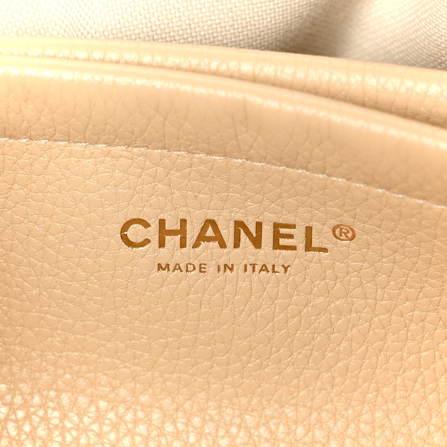Chanel Grained Calfskin Stitched Urban Essentials Small Shopping Bag Beige 14 of 23