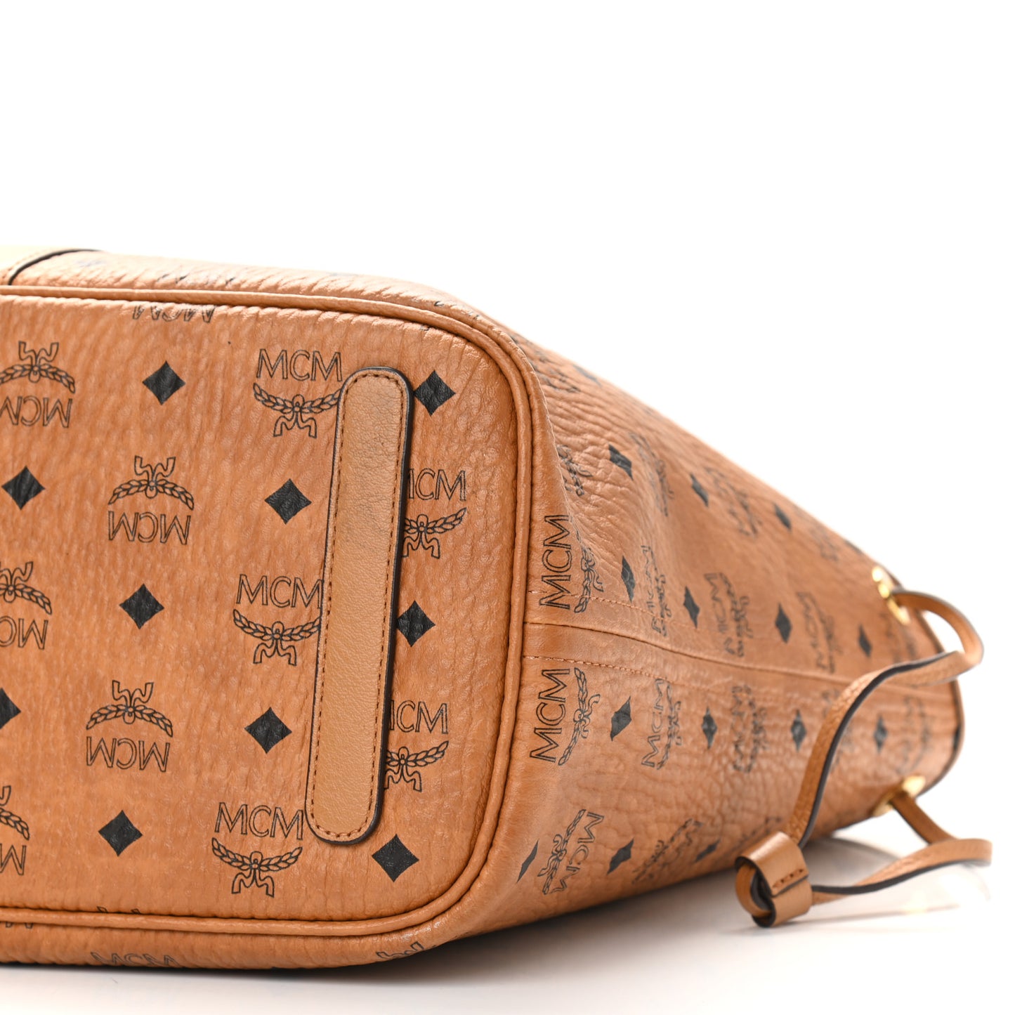 Visetos Medium Project Reversible Shopper Tote Cognac