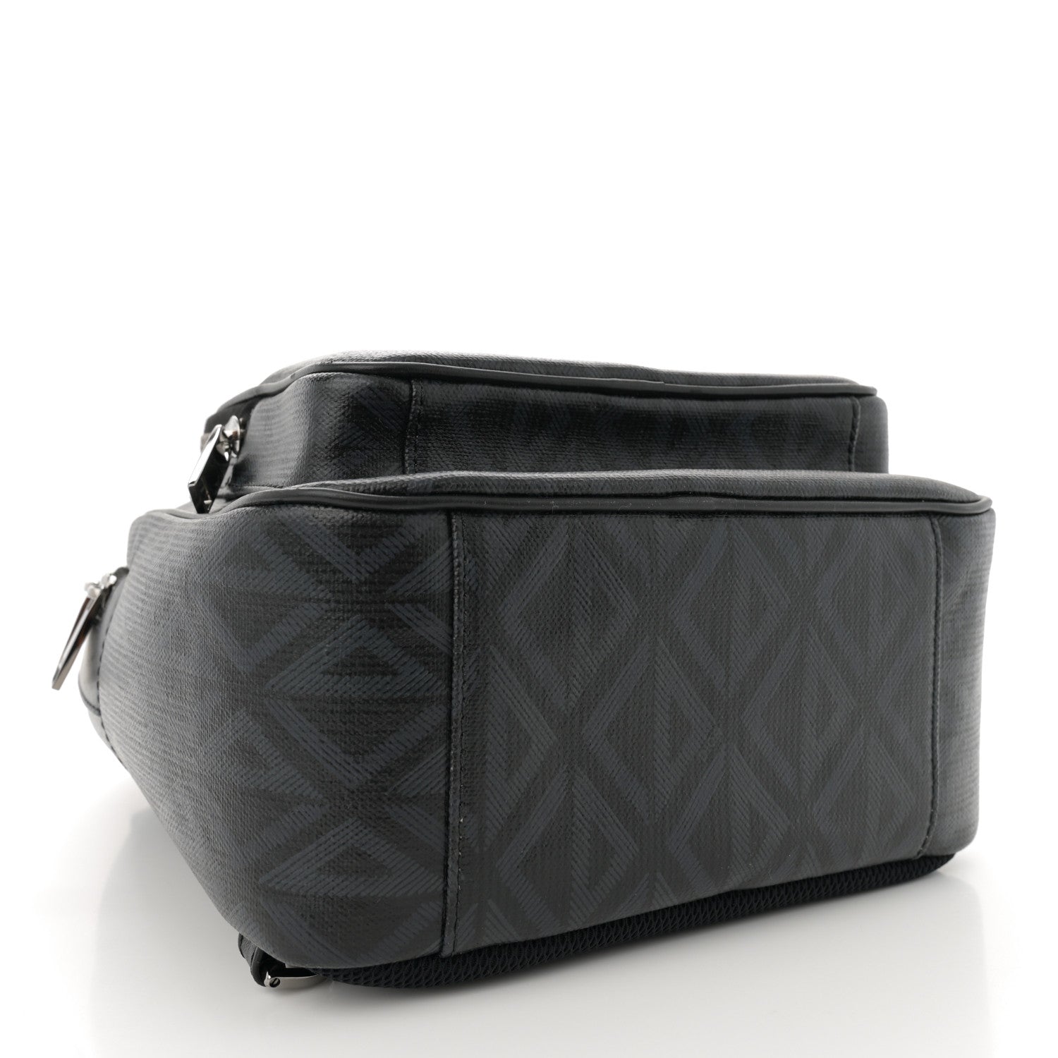 Christian Dior Coated Canvas CD Diamond Mini Rider Backpack Black 4 of 12
