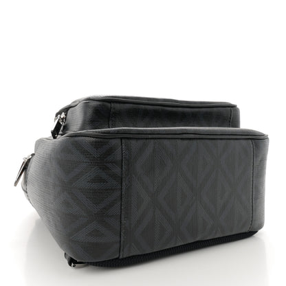 Christian Dior Coated Canvas CD Diamond Mini Rider Backpack Black 4 of 12