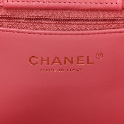 Chanel Caviar Quilted Large Shopping Tote Pink 6 of 10