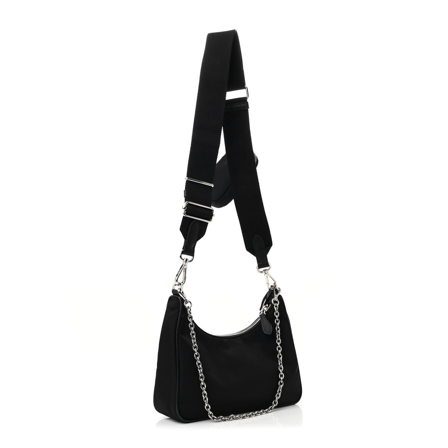 Prada Nylon Re-Edition 2005 Shoulder Bag Black 3 of 9