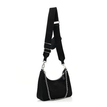 Prada Nylon Re-Edition 2005 Shoulder Bag Black 3 of 9