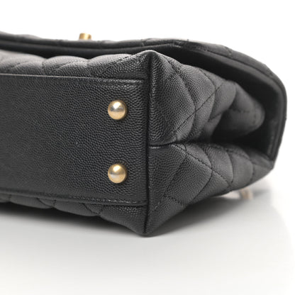 Chanel Caviar Quilted Mini Coco Handle Flap Black 10 of 15