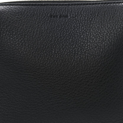 The Row Matte Grained Calfskin Mini Nu Twin Bag Black 7 of 9