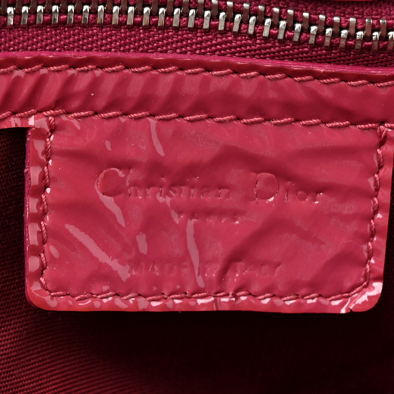 Christian Dior Patent Cannage Medium Le Trente Tote Pink 6 of 18