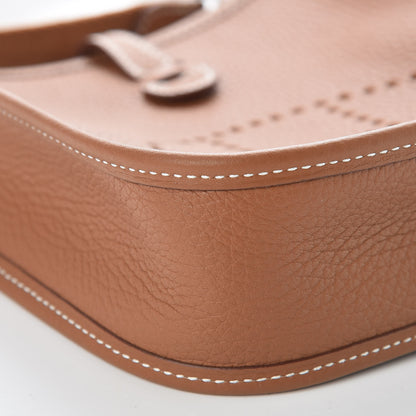 Hermes Taurillon Clemence Evelyne TPM Gold 8 of 11