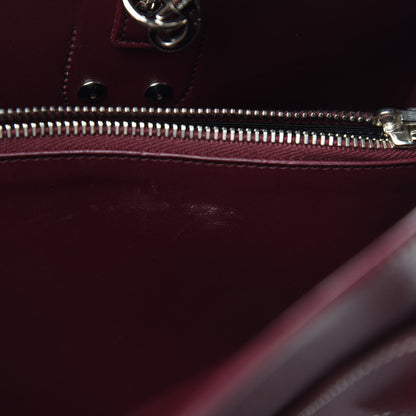Saint Laurent Grained Calfskin Topstitch Small Classic Sac De Jour Rouge Legion 11 of 12