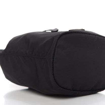 Prada Nylon Vela Drawstring Wristlet Pouch Black 6 of 10