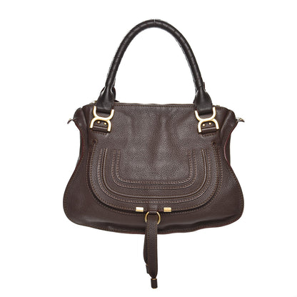 Chloe Calfskin Medium Marcie Satchel Truffle 1 of 9