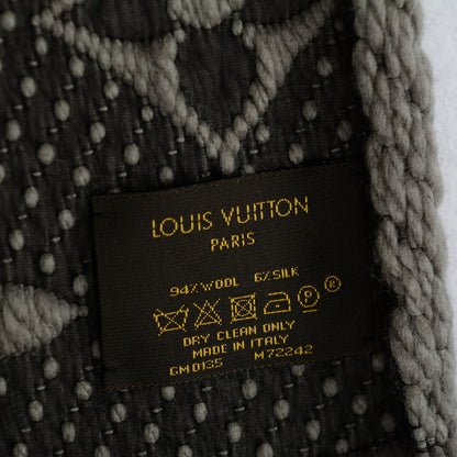 Louis Vuitton Wool Silk Logomania Scarf Verone 4 of 5