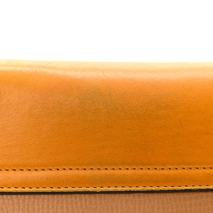 Chloe Grained Calfskin Lambskin Drew Shoulder Bag Wet Sand Sunflower 12 of 13