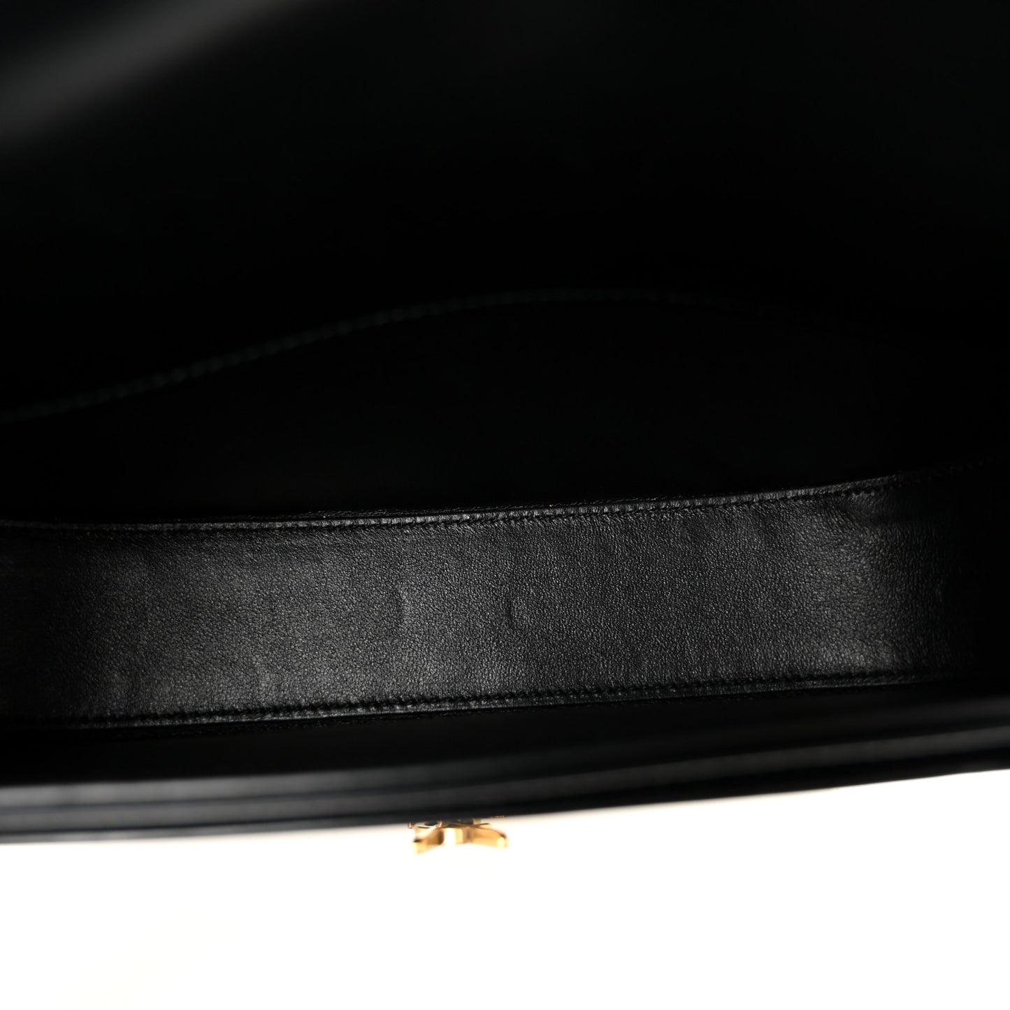 Box Calfskin Voltaire Top Handle Crossbody Bag Black
