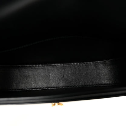 Saint Laurent Box Calfskin Voltaire Top Handle Crossbody Bag Black 5 of 9