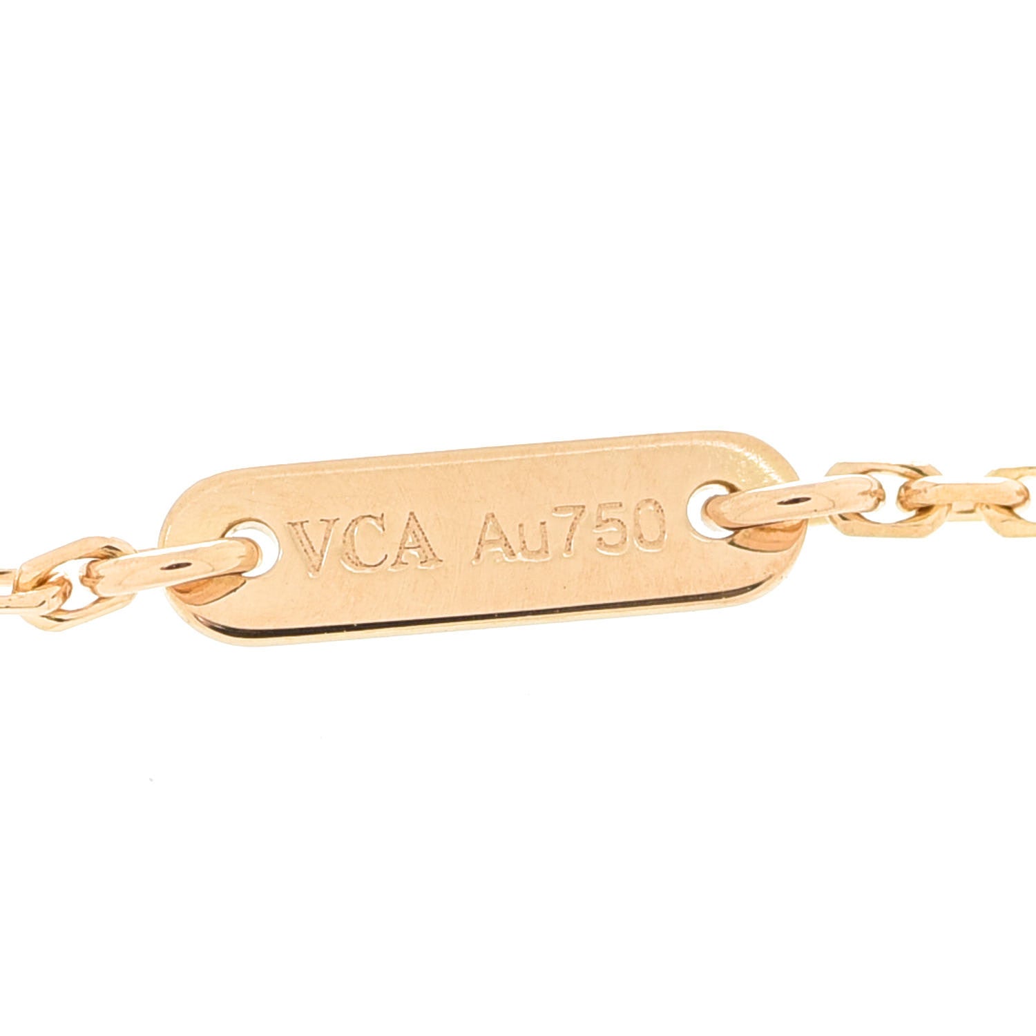 Van Cleef & Arpels 18K Yellow Gold Mother of Pearl Sweet Alhambra Bracelet 5 of 6