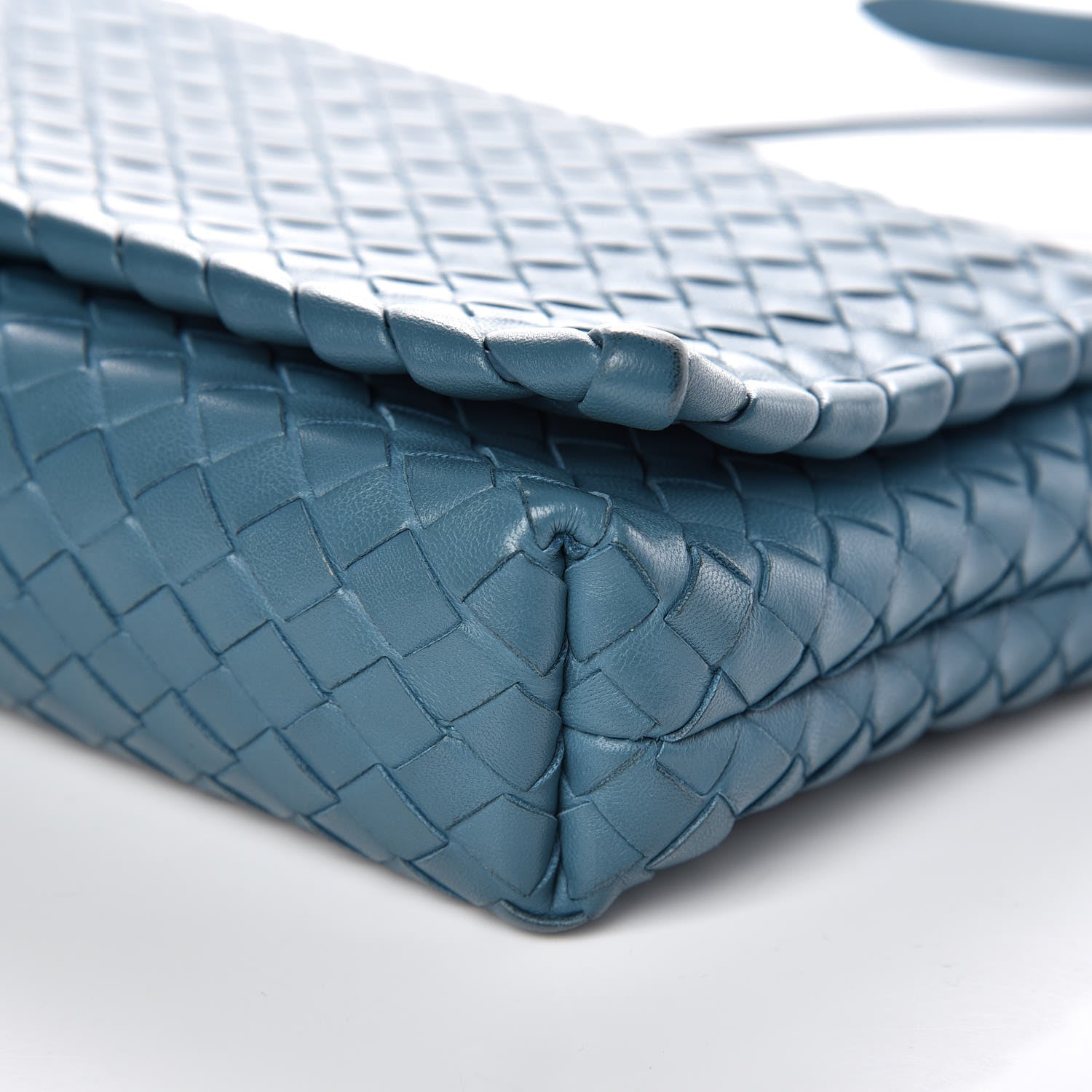 Bottega Veneta Nappa Intrecciato Dahlia Clutch Crossbody Canard 10 of 10