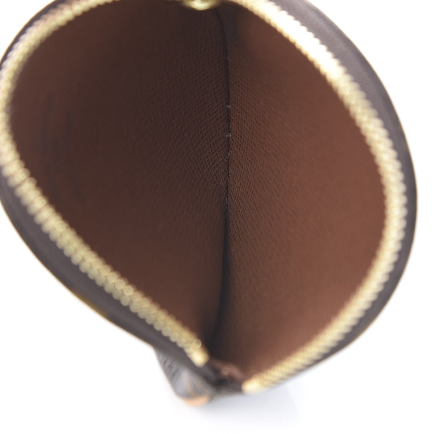 Monogram Round Coin Purse